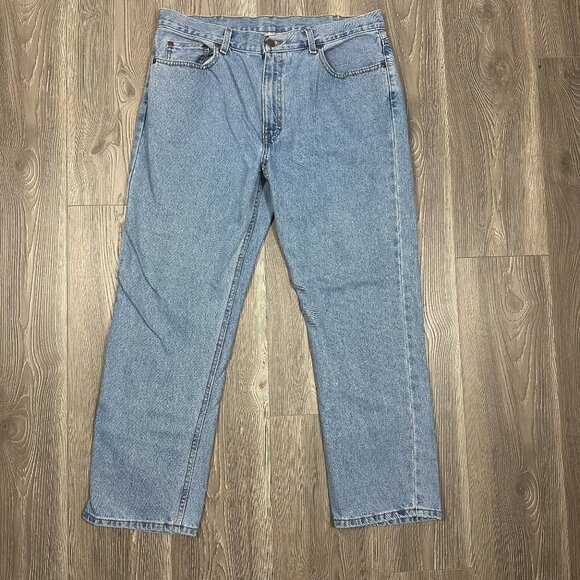 Faded Glory Medium Wash Straight Leg Denim Jeans 36x29 - Picture 1 of 6